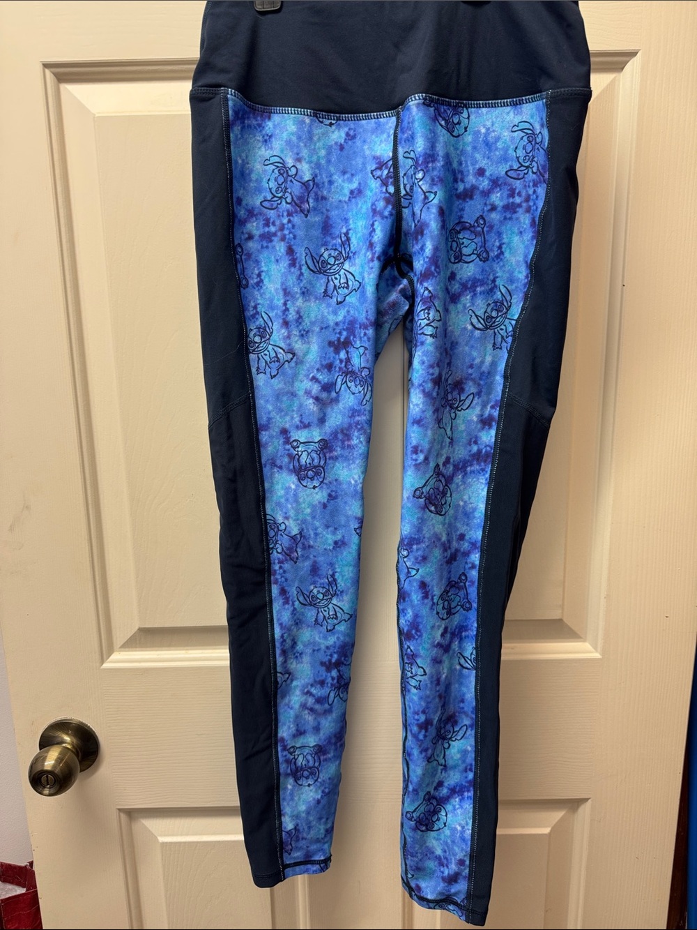 torrid Blue & Navy Tie-Dye Stitch Panel Leggings